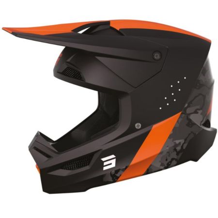 Kask SHOT race camo orange matt m