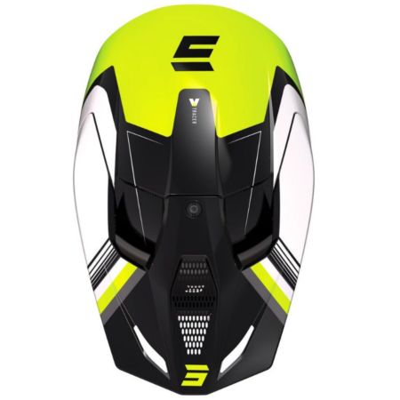 Kask SHOT RACE TRACER NEON YELLOW GLOSSY XS