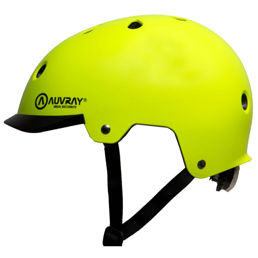 Kask rowerowy AUVRAY URBAN YELLOW FLUO M