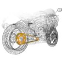 Zestaw napędowy REGINA ZRT DUCATI MONSTER 696