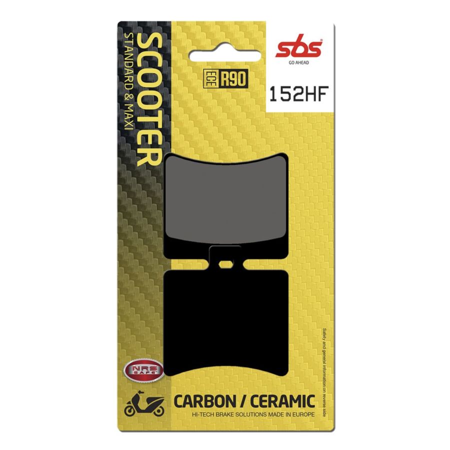 Klocki hamulcowe 152HF SBS Street Ceramic Organic