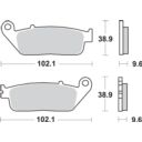 Klocki hamulcowe SBS STREET EXCEL APRILIA MX 125