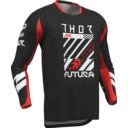 Bluza THOR LAUNCHMODE FUTURA black/red S