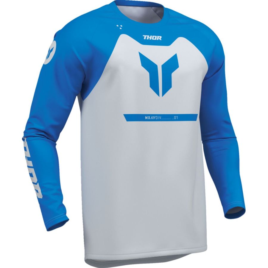 Bluza młodzieżowa THOR RIDEMODE MENACE YTH blu 2XS