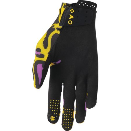 Rękawiczki THOR SPORTMODE CHEETAH ylw/purple 2XL