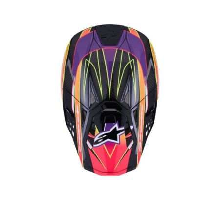 Kask ALPINESTARS SUPERTECH M10 pnk/vio/yllw 2XL