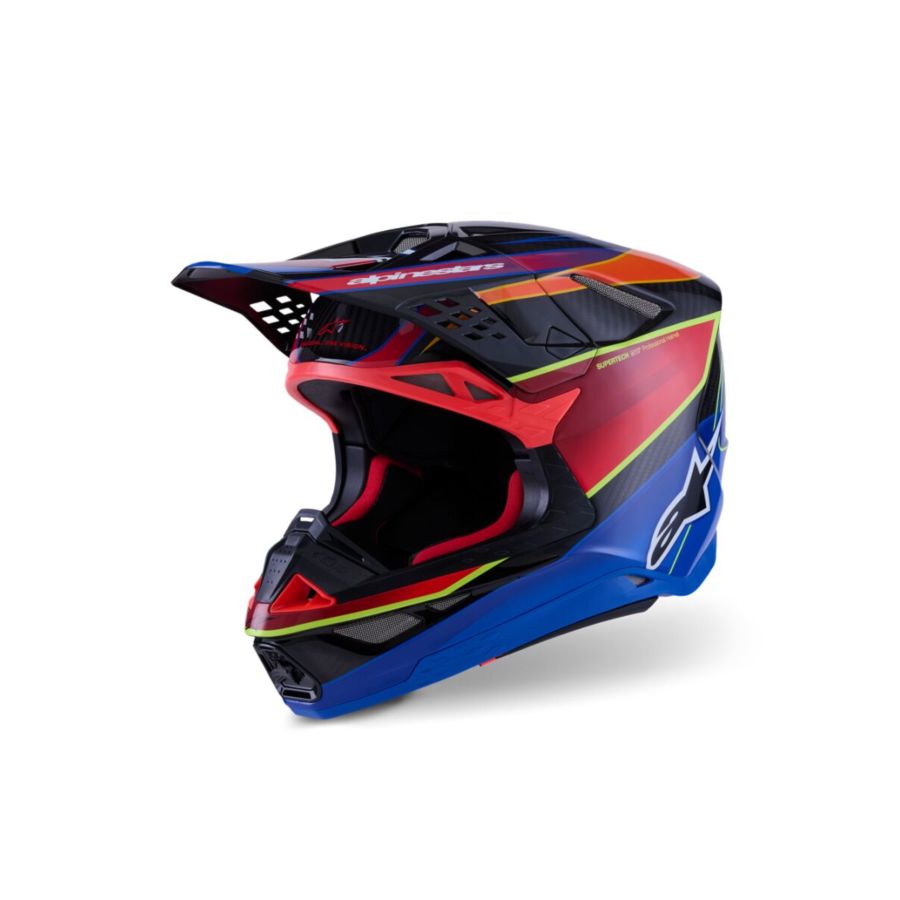 Kask ALPINESTARS SUPERTECH M10 ERA blu/rd/yllw 2XL