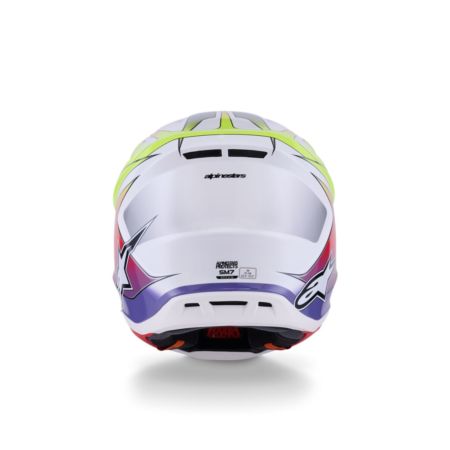 Kask ALPINESTARS SUPERTECH M7 FUSE wht/yllw/pu 2XL