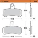 Klocki hamulcowe MOTO MASTER ROADPRO HARLEY FLD