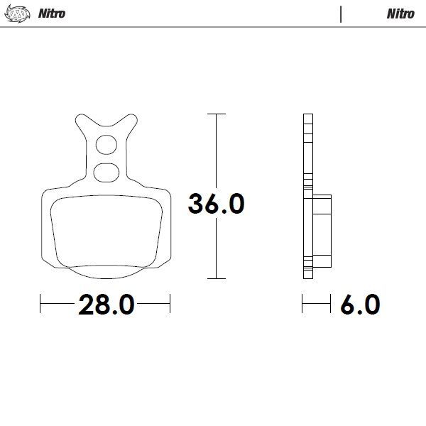 Klocki hamulcowe MOTO MASTER NITRO GASGAS MC-E 5