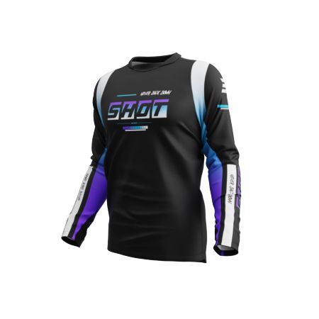 Bluza SHOT DEVO BLOCK PURPLE M
