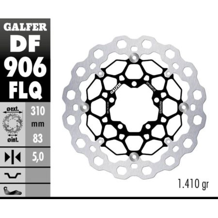 Tarcza hamulcowa GALFER CUBIQ 310 MM TRIUMPH
