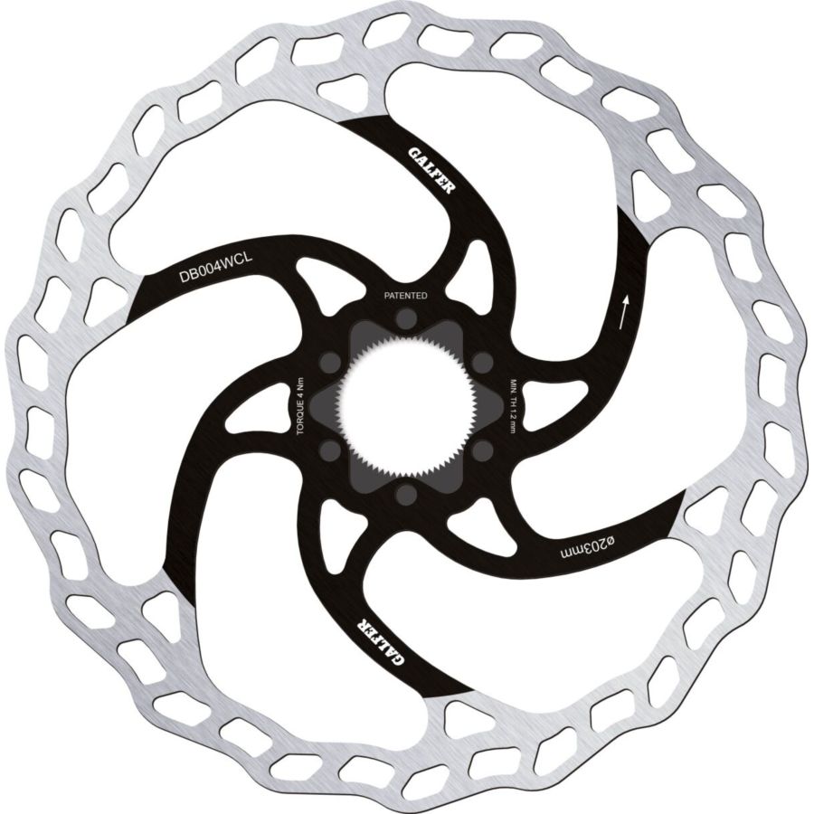 Tarcza hamulcowa GALFER WAVE 203 MM