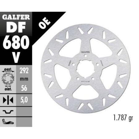 Tarcza hamulcowa GALFER WAVE 292 MM HARLEY 1450