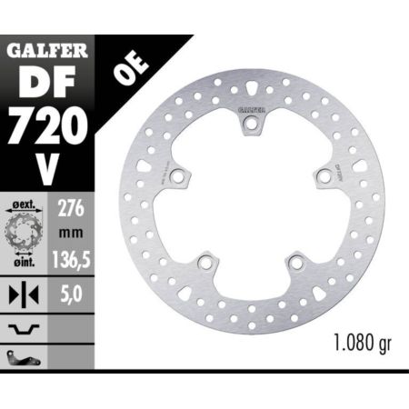 Tarcza hamulcowa GALFER 276 MM BMW R 1200
