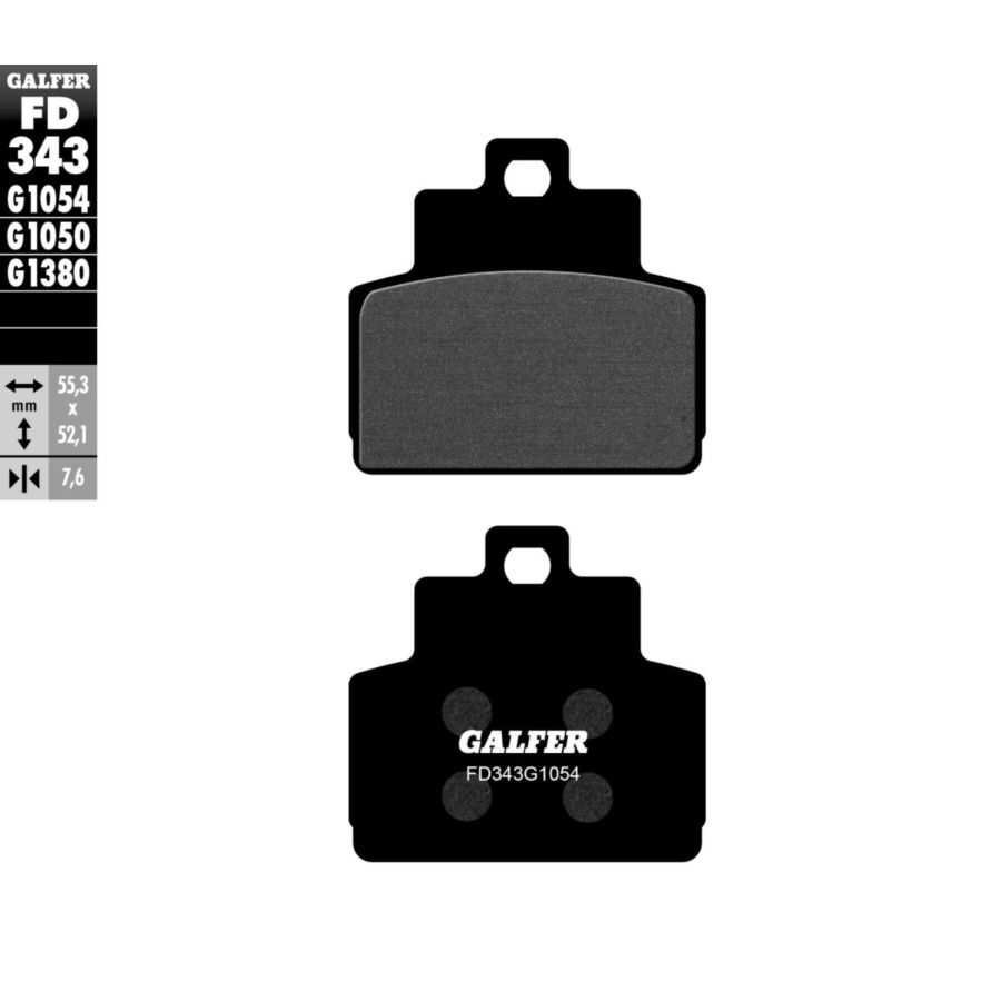 Klocki hamulcowe GALFER PIAGGIO X10 125