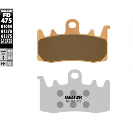 Klocki hamulcowe GALFER SPORT APRILIA CAPONORD 120
