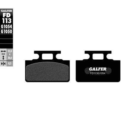 Klocki hamulcowe GALFER HONDA NSF 250