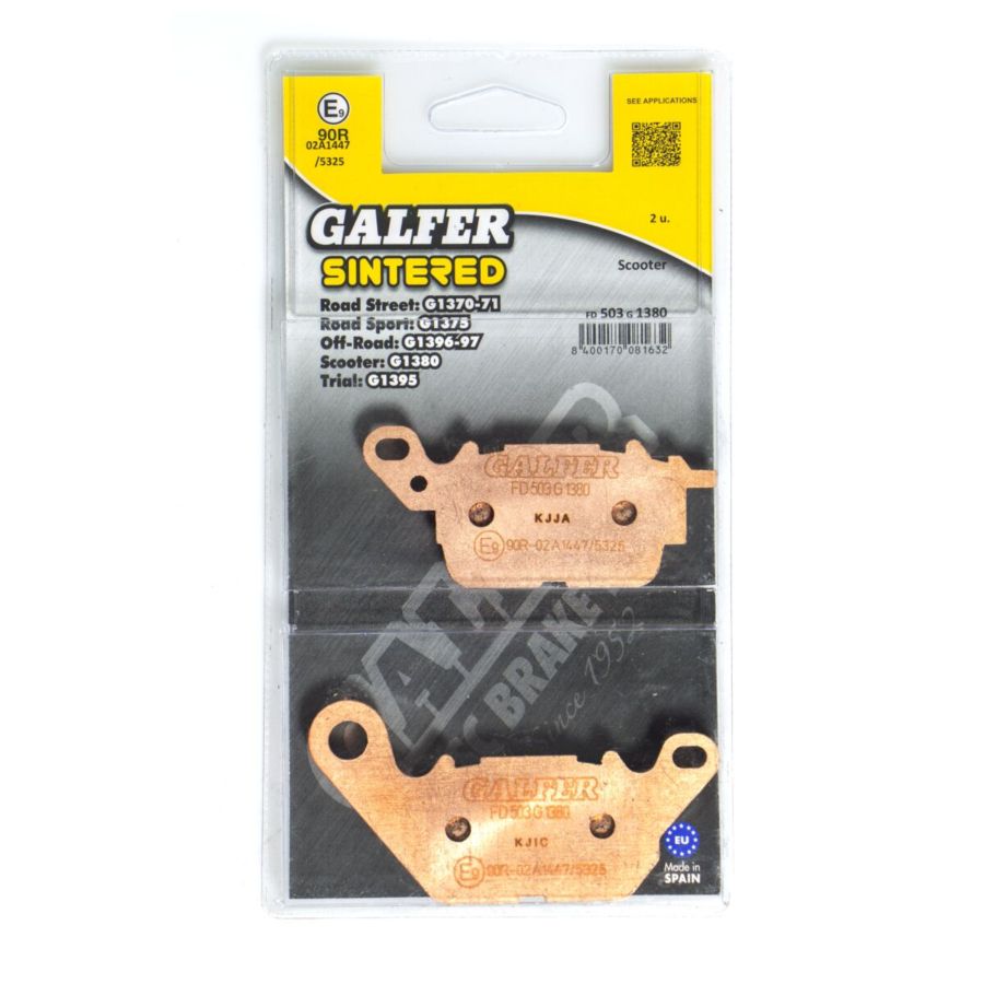 Klocki hamulcowe GALFER SCOOTER YAMAHA G 125