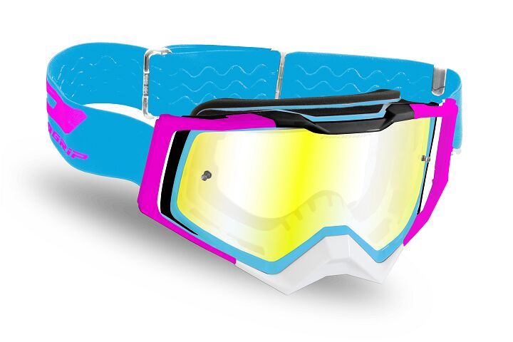 Gogle PRO GRIP 3309 RAPID TBW MIRROR BLUE
