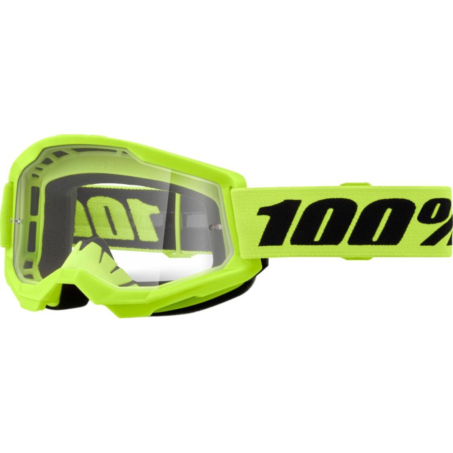 Gogle 100% STRATA 2 neon yel clr