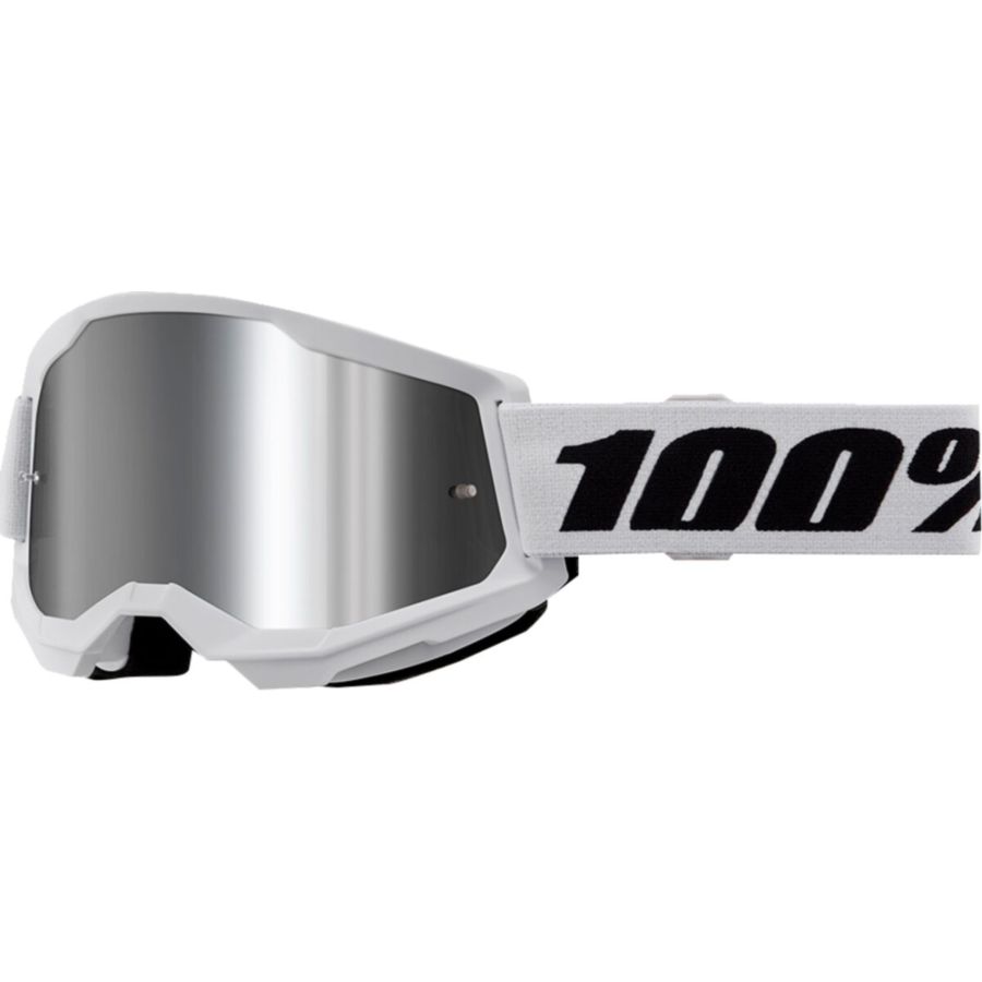 Gogle 100% STRATA 2 JR white mr sl