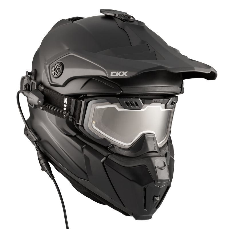 Kask CKX TITAN black 2XL + GOGLE CKX 210°