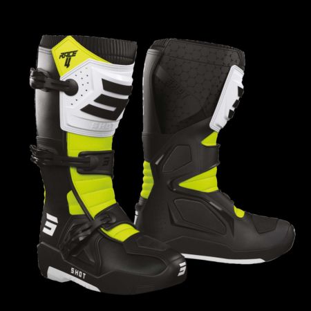 Buty SHOT RACE 4 BLACK_WHITE_NEON_YELLOW 39
