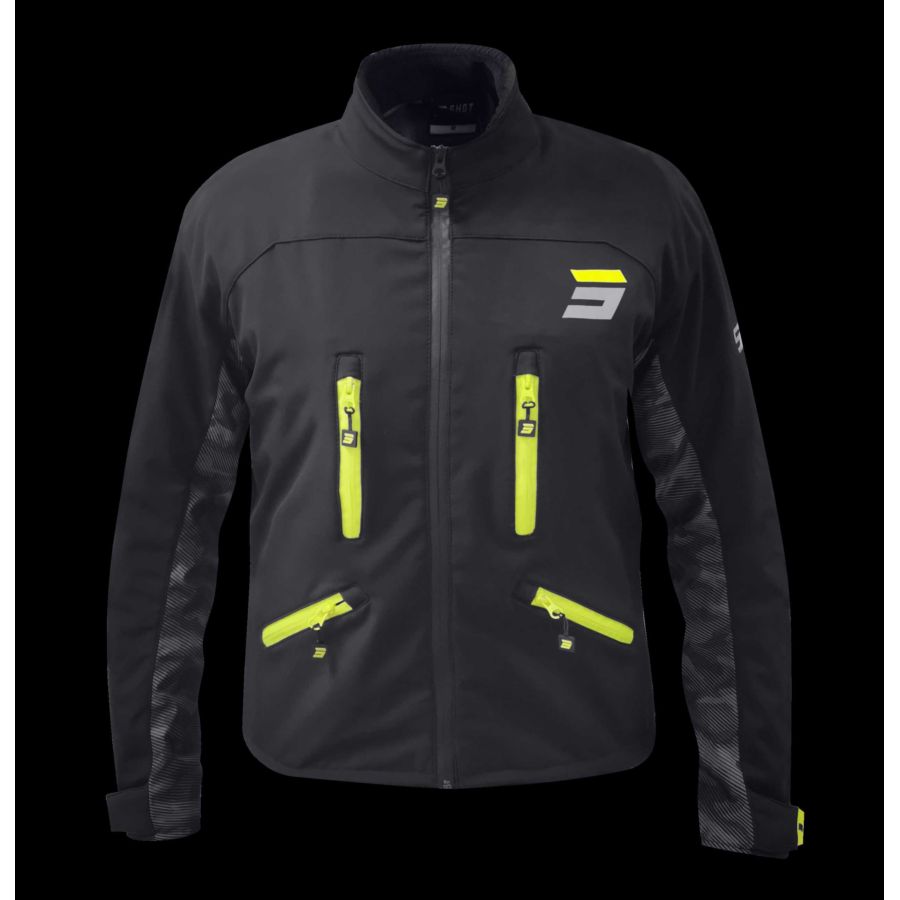 Kurtka SHOT CLIMATIC BLACK_NEON_YELLOW 2XL