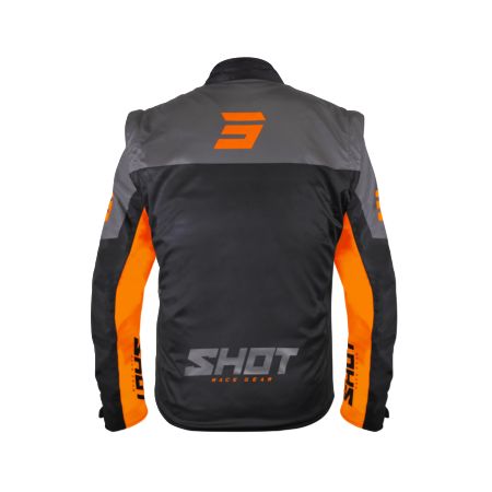 Kurtka SHOT SOFTSHELL LITE BLACK_ORANGE S