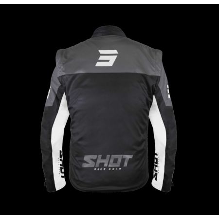 Kurtka SHOT SOFTSHELL LITE BLACK_WHITE L