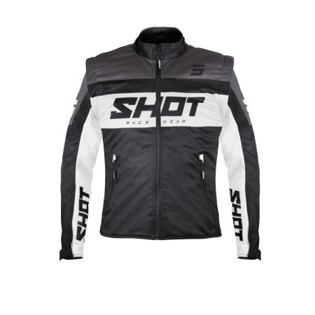 Kurtka SHOT SOFTSHELL LITE BLACK_WHITE 2XL