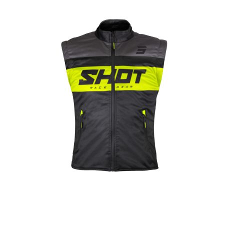 Bodywarmer SHOT BODYWARMER LITE BK_NEON_YELL XL