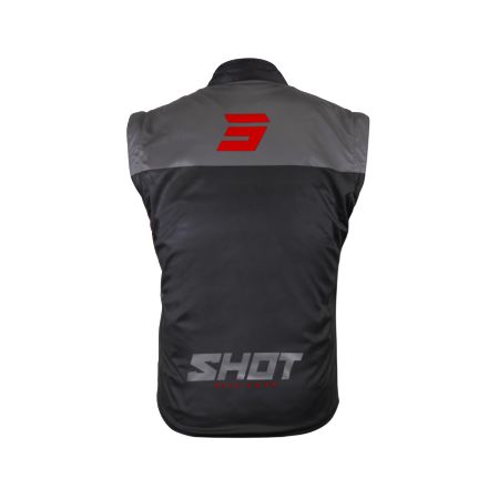 Bodywarmer SHOT BODYWARMER LITE BLACK_RED XL
