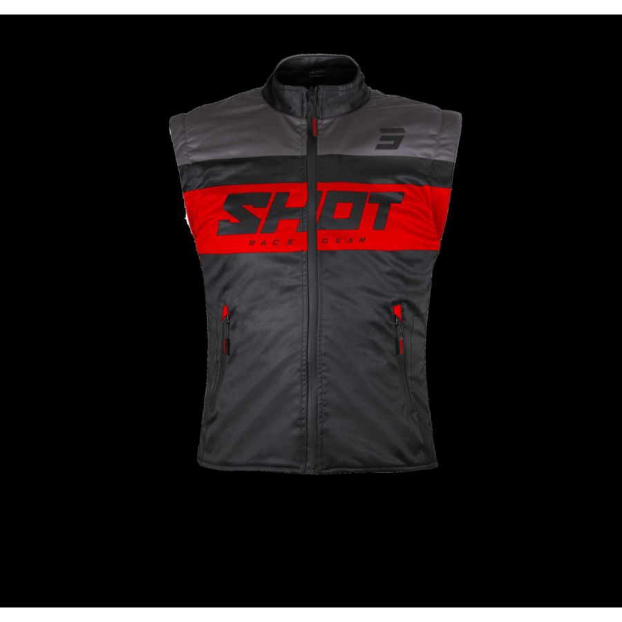 Bodywarmer SHOT BODYWARMER LITE BLACK_RED 3XL