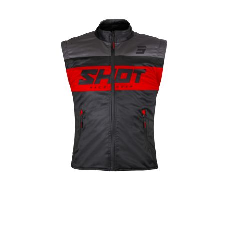 Bodywarmer SHOT BODYWARMER LITE BLACK_RED 3XL