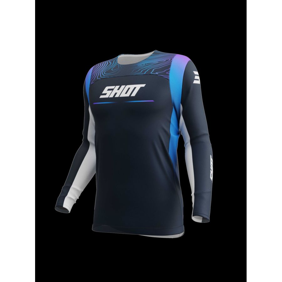 Bluza SHOT CONTACT KID APEX BLUE 10-11