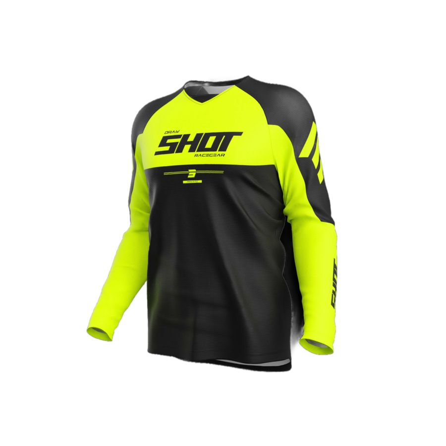 Bluza SHOT DRAW PRIVATE NEON_YELLOW 2XL