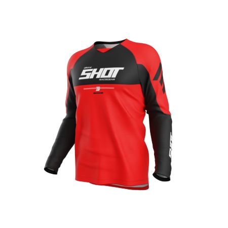 Bluza SHOT DRAW PRIVATE RED L