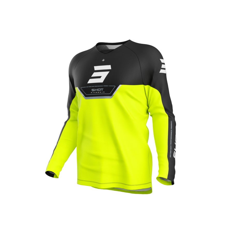 Bluza SHOT DRAW KID DAYTONA NEON_YELLOW 4-5