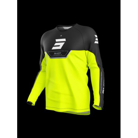 Bluza SHOT DRAW KID DAYTONA NEON_YELLOW 10-11