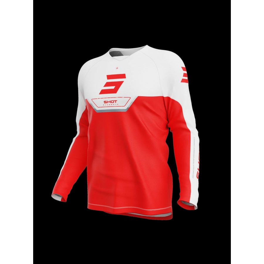 Bluza SHOT DRAW KID DAYTONA RED 12-13