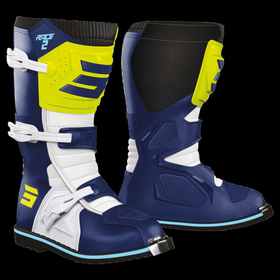 Buty SHOT RACE 2 KID BLUE_NEON_YELLOW 30