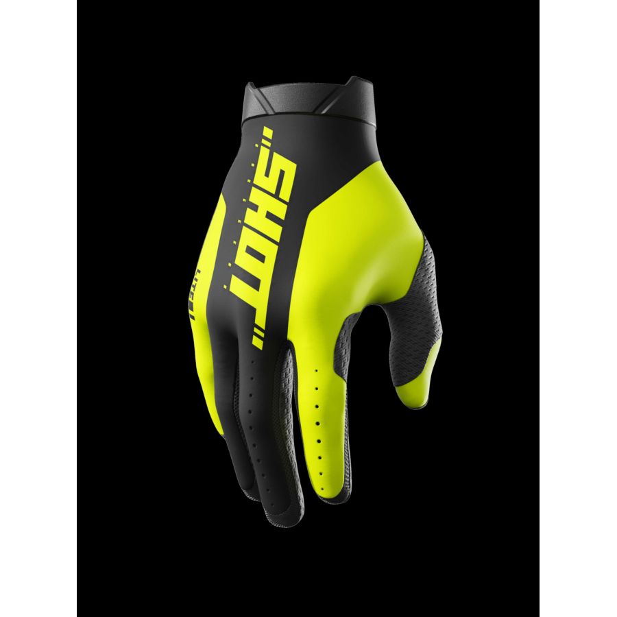 Rękawiczki SHOT LITE PRO NEON_YELLOW 09