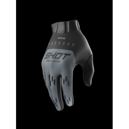 Rękawiczki SHOT RACE EVO BLACK_GREY 12