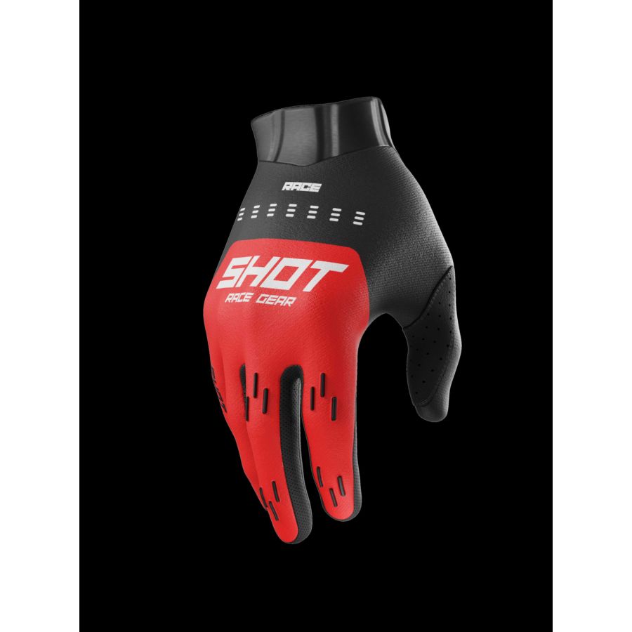 Rękawiczki SHOT RACE EVO RED 10