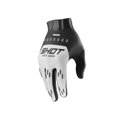 Rękawiczki SHOT RACE KID EVO WHITE 10-11