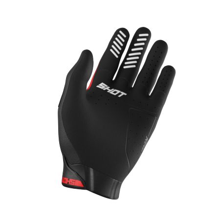 Rękawiczki SHOT RACE KID EVO RED 4-5