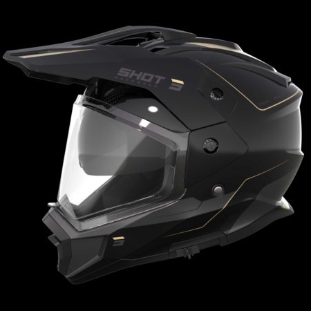 Kask SHOT TREK MAX VISION RALLY BK_SAND_GLOSSY XS