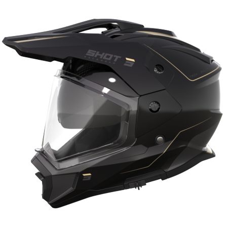 Kask SHOT TREK MAX VISION RALLY BK_SAND_GLOSSY S